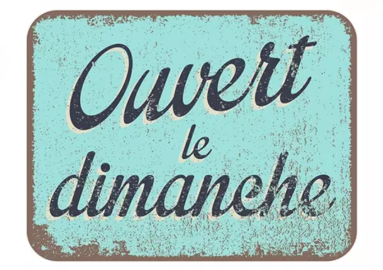 L'ouverture dominicale